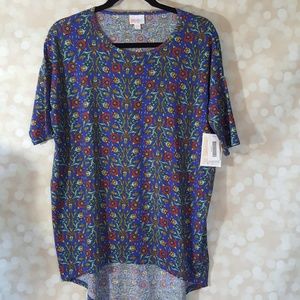 Bnwt Lularoe Irma tunic cottonee material xxs